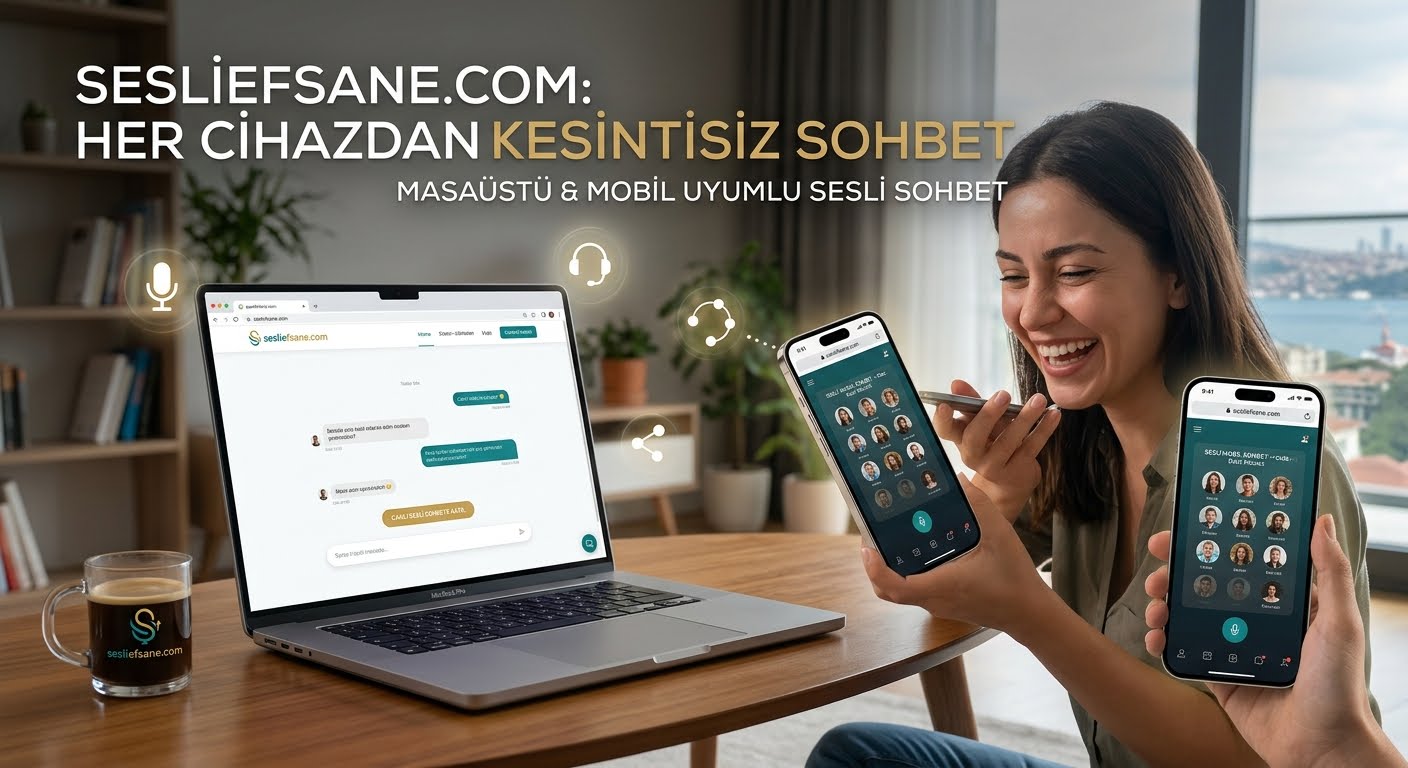 Sesliefsane ile Masaüstü ve Mobil Cihazlardan Kesintisiz Sohbet